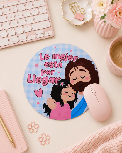 Mouse pad “Lo mejor” azul