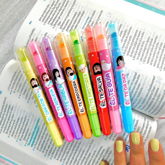 Resaltadores de Cera para Biblia