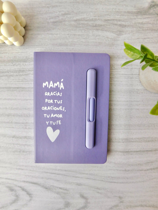 Libreta Mamá – “Gracias por tus oraciones, tu amor y tu fe”