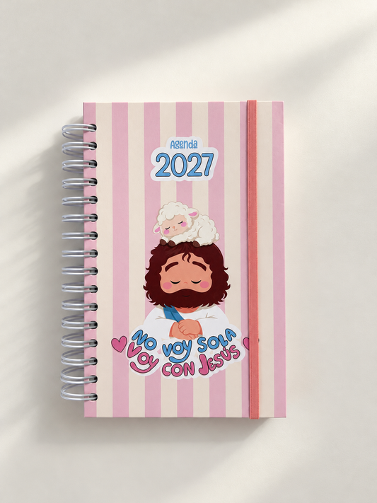 A- Agenda 2027 rosada– 12 meses para organizar tu vida con Jesús 💗